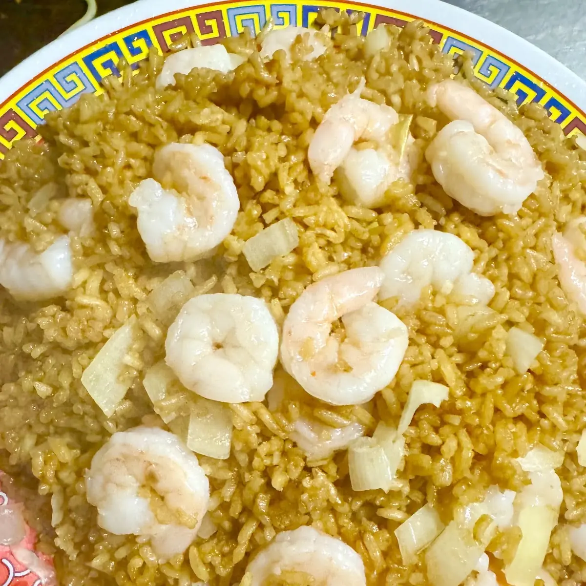 shrimp fried rice虾炒饭
